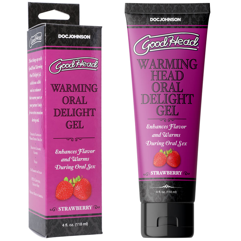 GoodHead Warming Head Oral Delight Gel 120ml - Strawberry